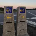 Camino de Finisterre - Weggabelung